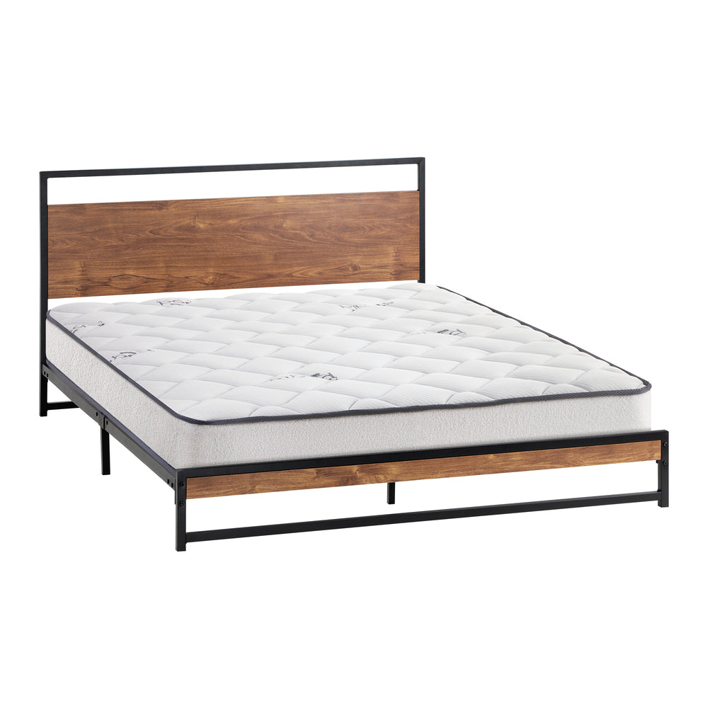 Metal Bed Frame Double Size Platform 193x139x91cm