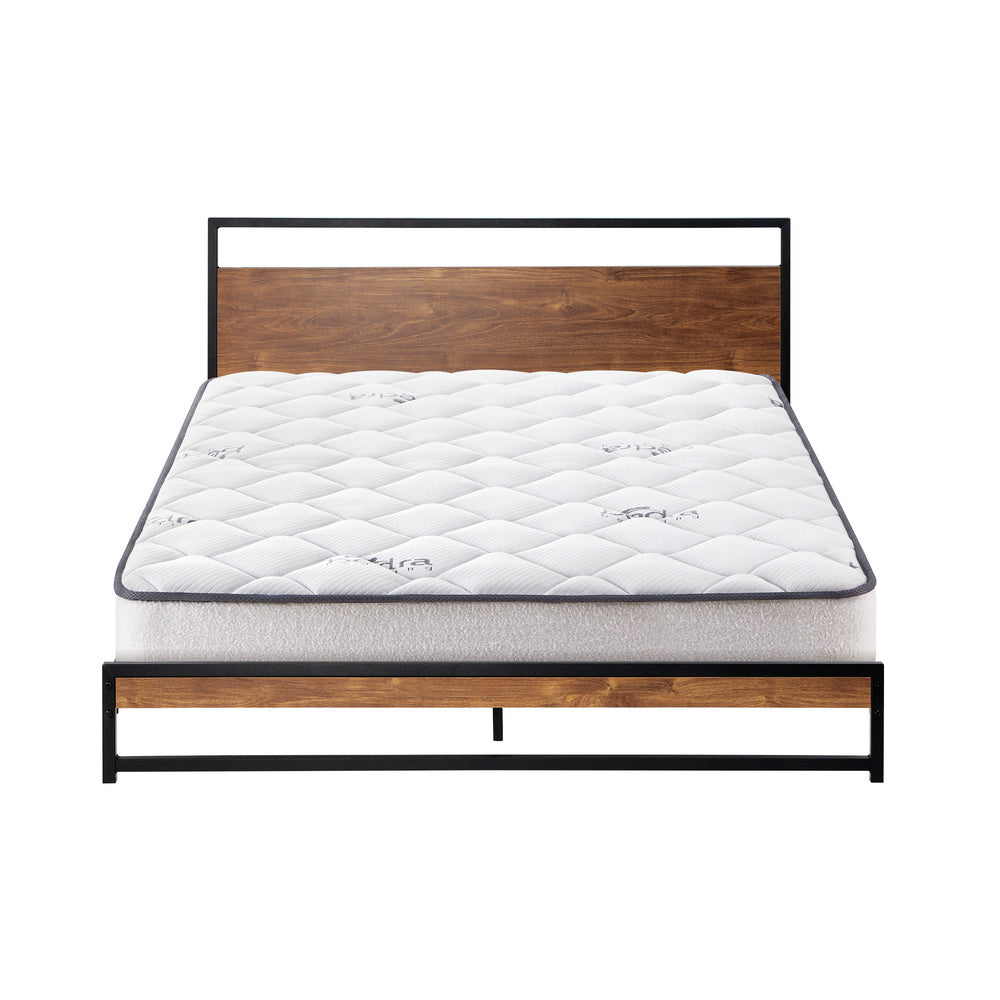 Metal Bed Frame Double Size Platform 193x139x91cm