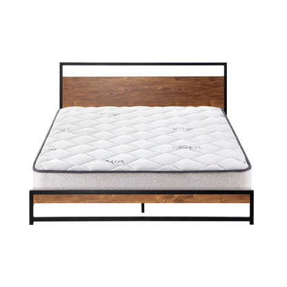 Metal Bed Frame Double Size Platform 193x139x91cm