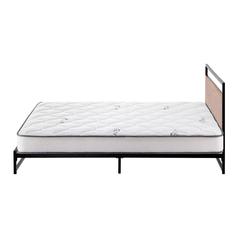 Metal Bed Frame Double Size Platform 193x139x91cm