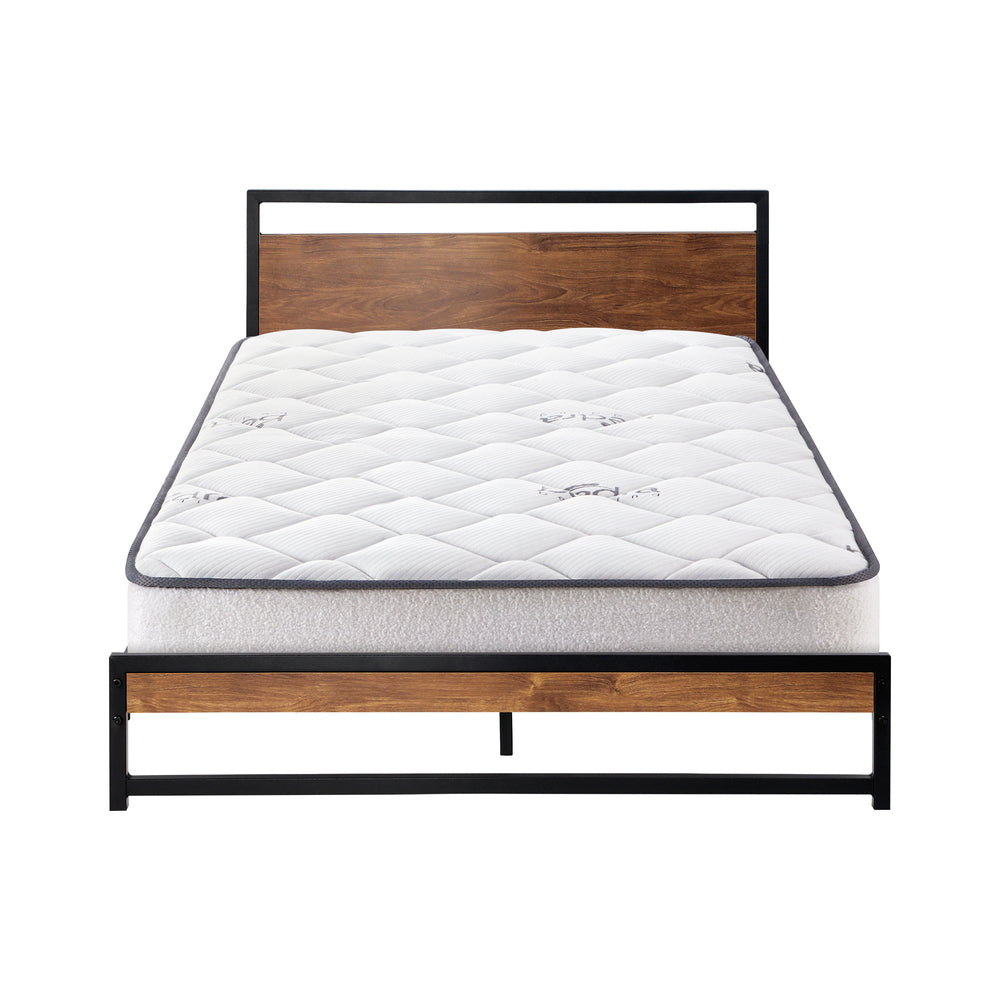 Single Metal Bed Frame Platform Base | HomeAndLiving