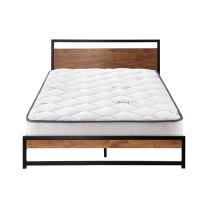 Single Metal Bed Frame Platform Base | HomeAndLiving