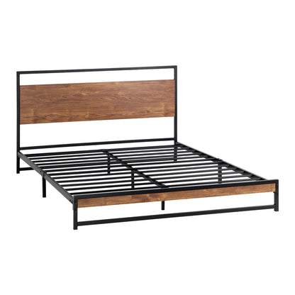 Metal Bed Frame Beds Base Platform Wood