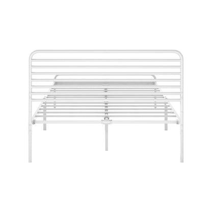 Metal Bed Frame Size Platform White