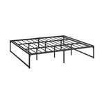 Metal Bed Frame King Size Beds Base Platform Black/White