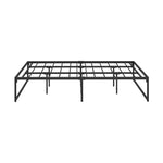 Metal Bed Frame King Size Beds Base Platform Black/White