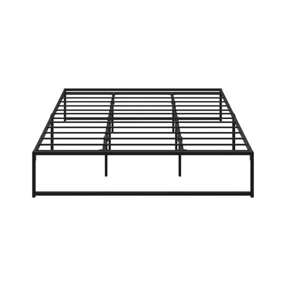 Metal Bed Frame KIng Size Beds Base Platform White