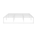 Metal Bed Frame King Size Beds Base Platform Black/White