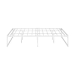 Metal Bed Frame King Size Beds Base Platform Black/White