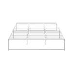 Metal Bed Frame King Size Beds Base Platform Black/White