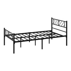 Metal Bed Frame King Single Bed Base Platform Black SIS