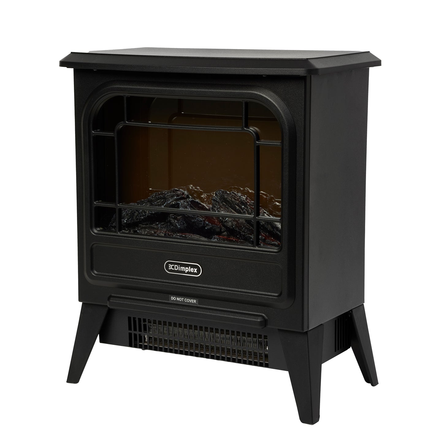 Portable Electric Fire Stove Black