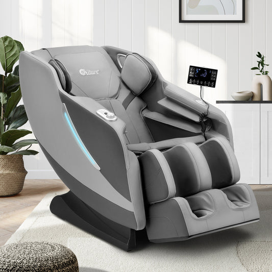 Electric Massage Chair Recliner Full Body Heated Massager With Footrest