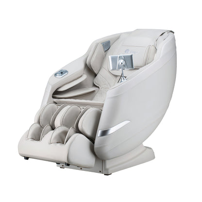 4D Massage Chair Electric Recliner SL Track Heated Beige
