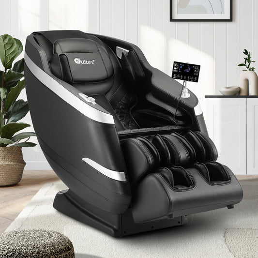 4D Electric Massage Chair Recliner Full Body Heated Massager With Footrest