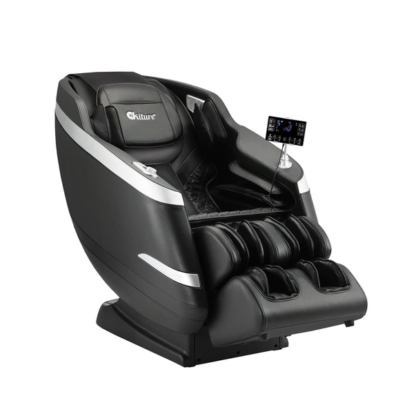  4D Electric Massage Chair Recliner Full Body Heated Massager With Footrest