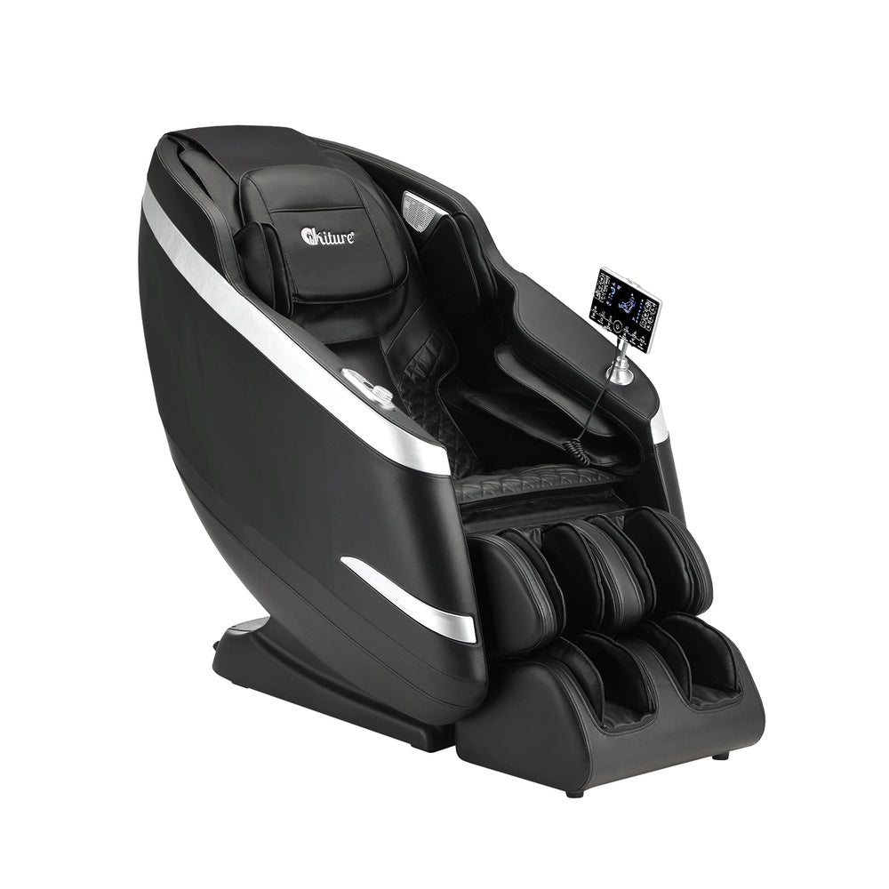 4D Electric Massage Chair Recliner Full Body Heated Massager With Footrest