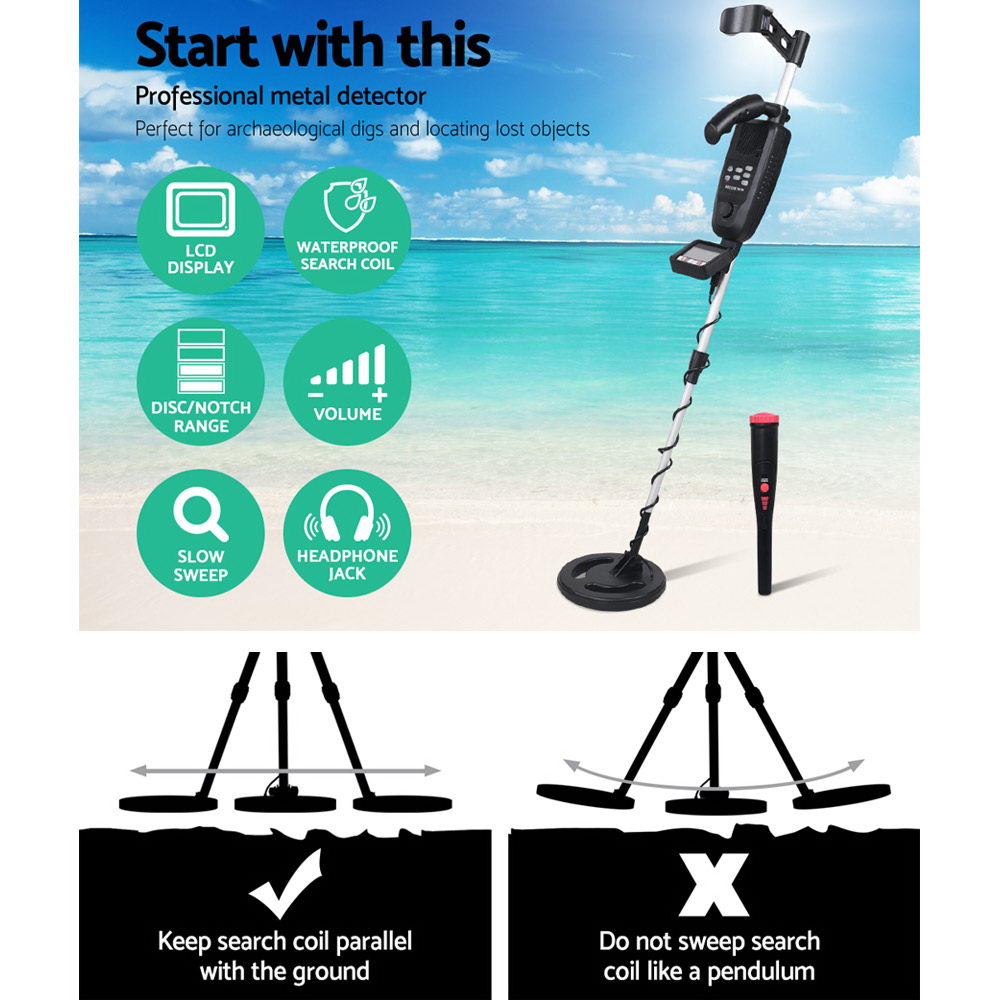 180Mm Deep Waterproof Pinpointer Metal Detector