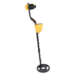 180Mm Deep Waterproof Treasure Hunter Metal Detector Yellow