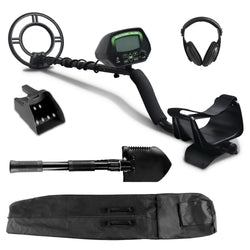 220Mm Deep Waterproof Treasure Hunter Metal Detector With Shovel