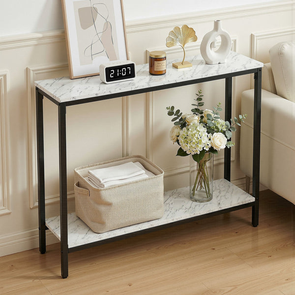  Marble Effect Console Table Hallway Entryway | Home & Living