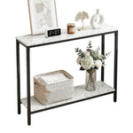 Marble Effect Console Table Hallway Entryway | Home & Living