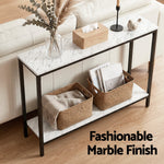 Marble Effect Console Table Hallway Entryway | Home & Living