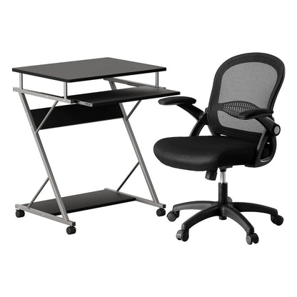 Computer Desk Mesh Chair Set 60x48x75cm