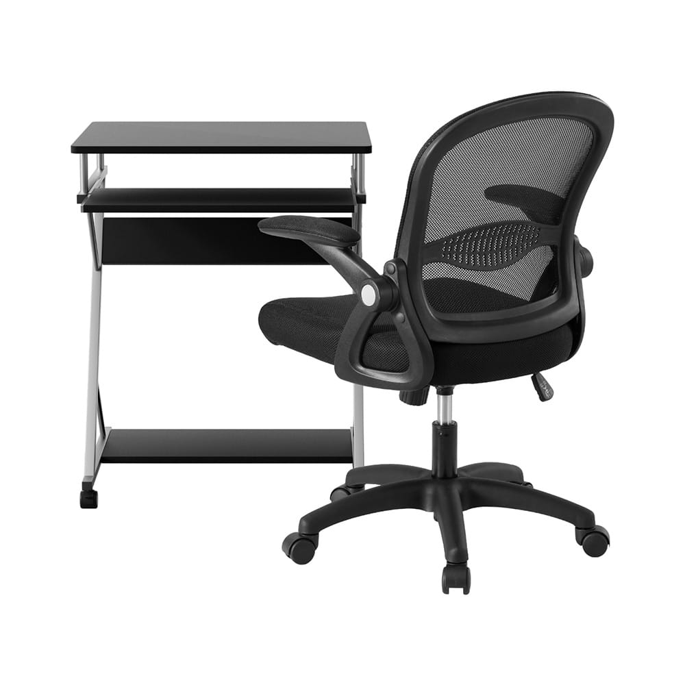 Computer Desk Mesh Chair Set 60x48x75cm