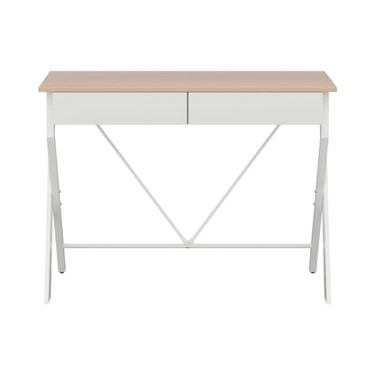 Computer Desk Drawer Oak 100Cm