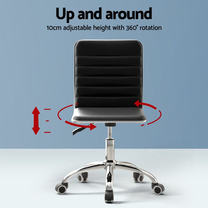 Computer Desk Office Chair Set Black 120x60x75cm