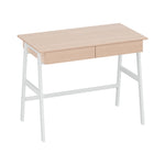 Computer Desk Drawer Cabinet Oak 100Cm