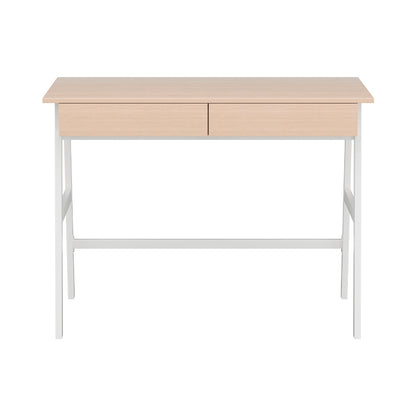 Computer Desk Drawer Cabinet Oak 100Cm