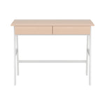 Computer Desk Drawer Cabinet Oak 100Cm