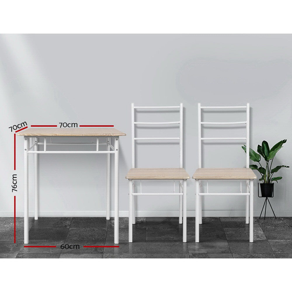 Dining Table And Chairs Set Fo 3 Oak