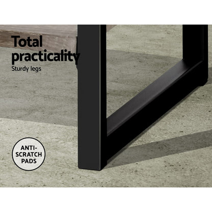 Bookshelf 3 Tiers - Noe Black And Oak
