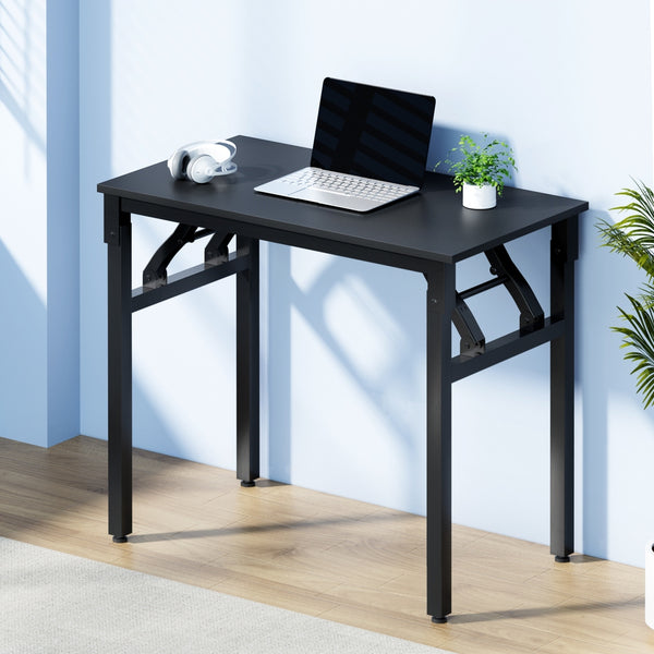  Computer Desk Foldable Balck 80Cm