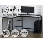 L-Shaped Student Home Office Corner Computer Desk