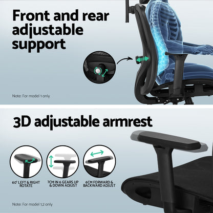 Computer Desk L-Shape Corner Desks Ergonomic Office Chair Mesh Chairs