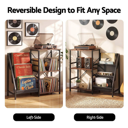 Record Player Stand With Storage 90x34x76cm