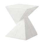 Side Table Terrazzo Concrete White/Natural/Black