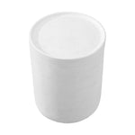 Side Table Terrazzo Concrete White/Natural/Black