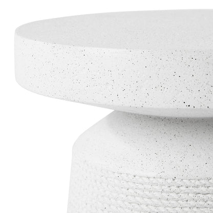 Coffee Bedside Table Nightstand White - 6