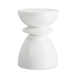 Side Table Round Coffee Stool Stone Stand Modern Decor Furniture