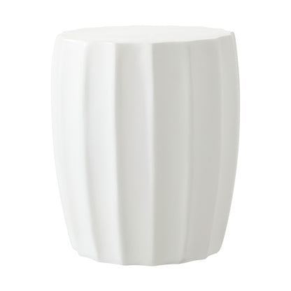 Side Table Terrazzo Concrete White/Natural/Black