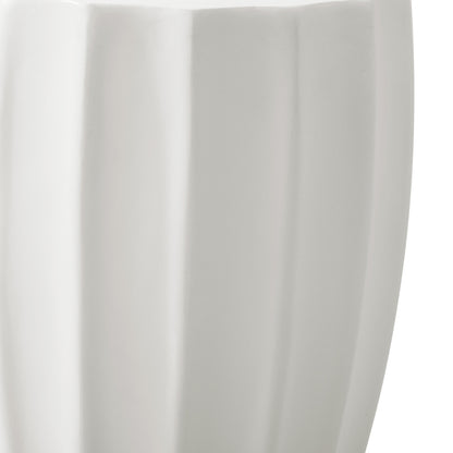 Side Table Terrazzo Concrete White/Natural/Black