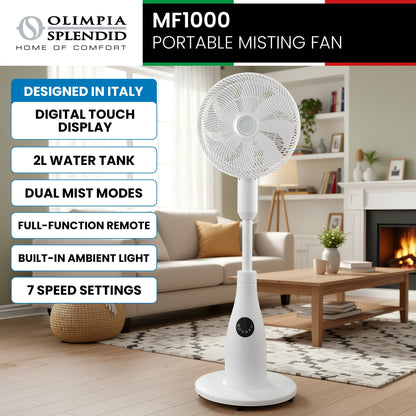 Portable Mist Fan Cooler 39.9x39.7x114.5cm