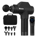 Massage Gun 30 Speed 8 Heads Chargeable Black