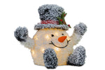 46cm Christmas Snowball Man with Lights