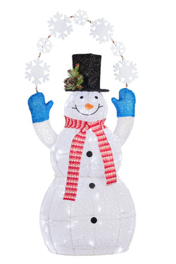 Snowman with Lights  120cm Outdoor